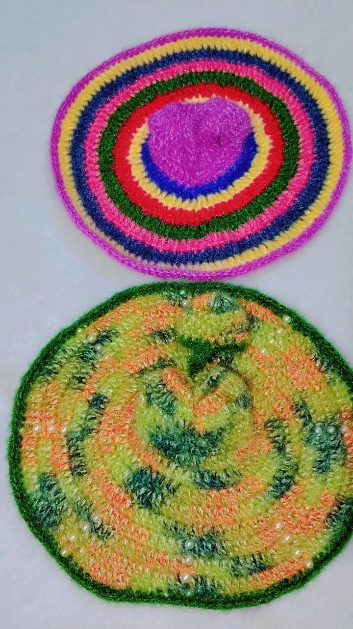 handmade crochet krishna ji dress