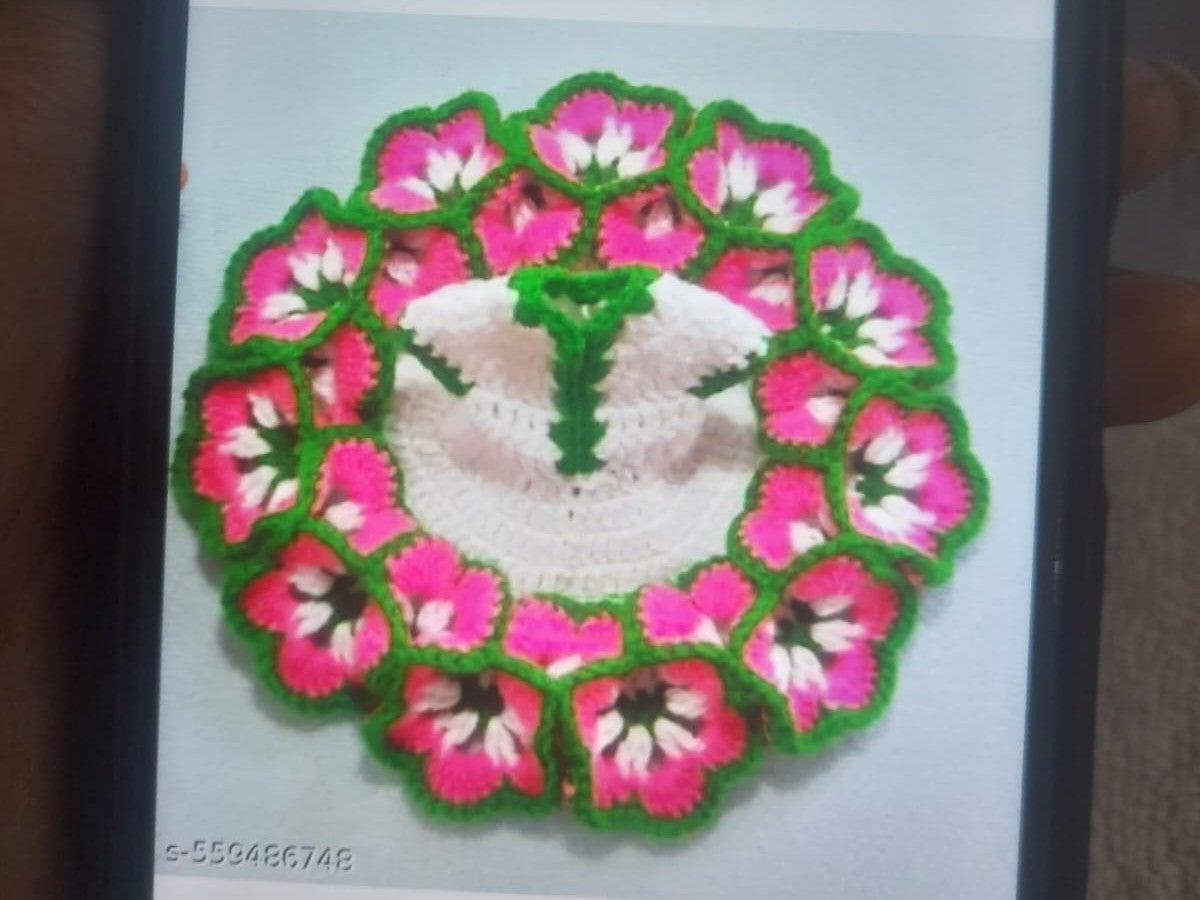 Handmade Crochet karishna ji dress  (Woolen)